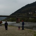 walking along the Neckar River